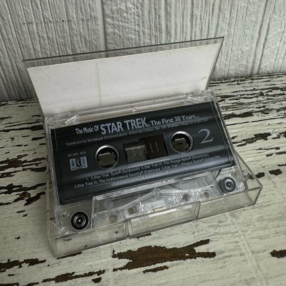 The Music of Star Trek Vintage Cassette Tape The First Thirty Years Soundtrack - Picture 5 of 6